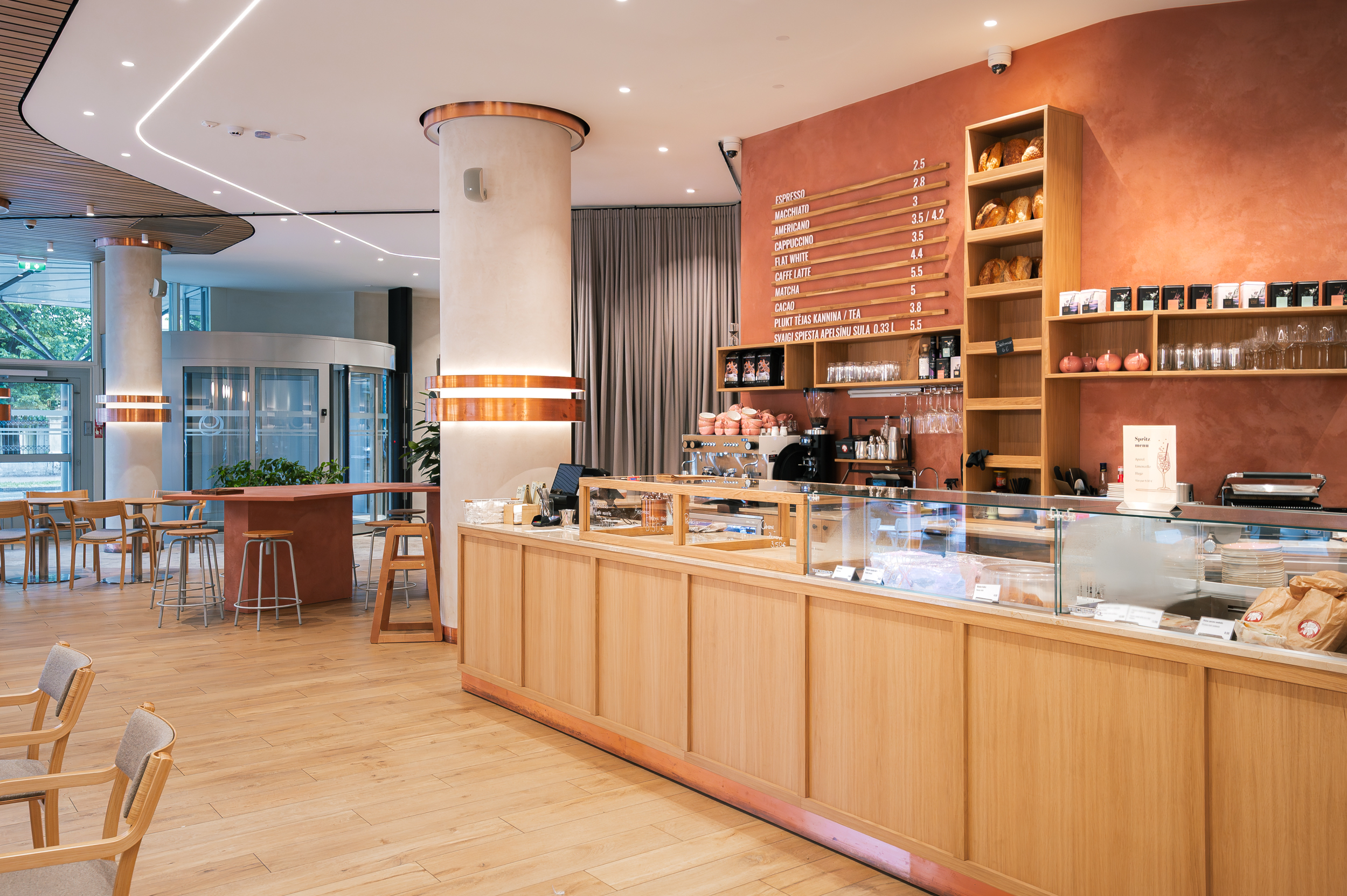 Cafe in Valdemara Centrs